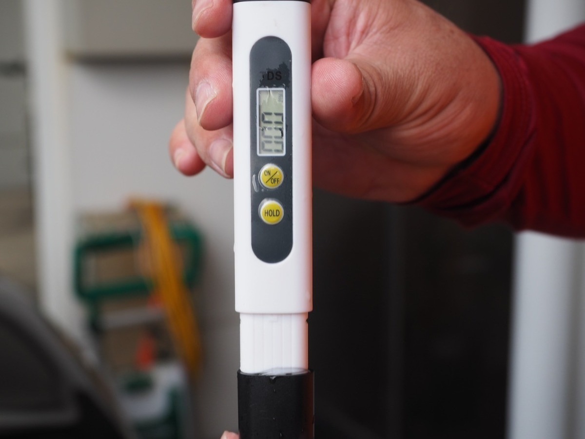 ハナタカの純水のTDS値